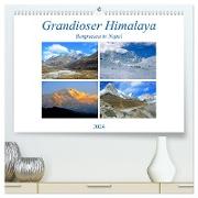 Grandioser Himalaya, Bergriesen in Nepal (hochwertiger Premium Wandkalender 2024 DIN A2 quer), Kunstdruck in Hochglanz