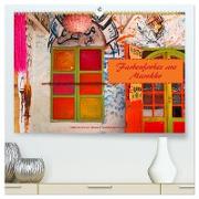 Farbenfrohes aus Marokko (hochwertiger Premium Wandkalender 2024 DIN A2 quer), Kunstdruck in Hochglanz