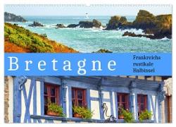 Bretagne Frankreichs rustikale Halbinsel (Wandkalender 2024 DIN A2 quer), CALVENDO Monatskalender