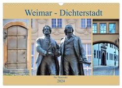 Weimar - Dichterstadt (Wandkalender 2024 DIN A3 quer), CALVENDO Monatskalender
