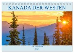 Kanada der Westen (Tischkalender 2024 DIN A5 quer), CALVENDO Monatskalender
