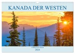 Kanada der Westen (Wandkalender 2024 DIN A3 quer), CALVENDO Monatskalender