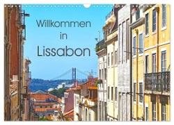 Willkommen in Lissabon (Wandkalender 2024 DIN A3 quer), CALVENDO Monatskalender