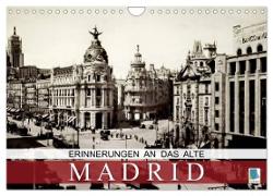 Erinnerungen an das alte Madrid (Wandkalender 2024 DIN A4 quer), CALVENDO Monatskalender