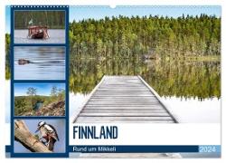 Finnland, Rund um Mikkeli (Wandkalender 2024 DIN A2 quer), CALVENDO Monatskalender