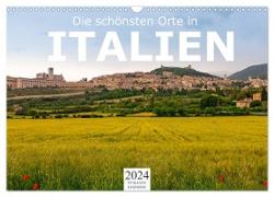 Die schönsten Orte in Italien. (Wandkalender 2024 DIN A3 quer), CALVENDO Monatskalender