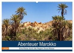 Abenteuer Marokko - eine Reise durch die Region Sous-Massa (Wandkalender 2024 DIN A2 quer), CALVENDO Monatskalender