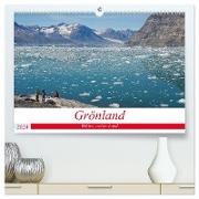Grönland - Wildes, weites Land (hochwertiger Premium Wandkalender 2024 DIN A2 quer), Kunstdruck in Hochglanz
