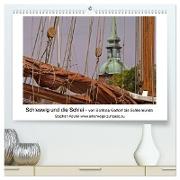 Schleswig und die Schlei - von Schloss Gottorf bis Schleimünde (hochwertiger Premium Wandkalender 2024 DIN A2 quer), Kunstdruck in Hochglanz