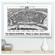 TU FELIX AUSTRIA - Wien in alten Ansichten (hochwertiger Premium Wandkalender 2024 DIN A2 quer), Kunstdruck in Hochglanz