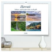 Hawaii - Vulkan- und Inselparadies im Pazifik (hochwertiger Premium Wandkalender 2024 DIN A2 quer), Kunstdruck in Hochglanz