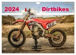 Dirtbikes 2024 (Wandkalender 2024 DIN A4 quer), CALVENDO Monatskalender