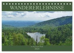 Wandererlebnisse im Bayrischen Wald (Tischkalender 2024 DIN A5 quer), CALVENDO Monatskalender