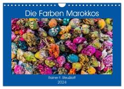 Die Farben Marokkos (Wandkalender 2024 DIN A4 quer), CALVENDO Monatskalender