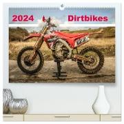Dirtbikes 2024 (hochwertiger Premium Wandkalender 2024 DIN A2 quer), Kunstdruck in Hochglanz