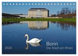 Bonn Die Stadt am Rhein (Tischkalender 2024 DIN A5 quer), CALVENDO Monatskalender