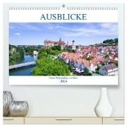 Ausblicke - Baden-Württemberg von Oben (hochwertiger Premium Wandkalender 2024 DIN A2 quer), Kunstdruck in Hochglanz