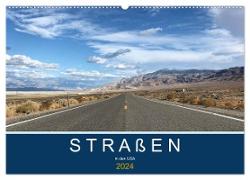 Straßen in den USA (Wandkalender 2024 DIN A2 quer), CALVENDO Monatskalender