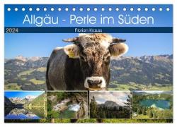 Allgäu - Perle im Süden (Tischkalender 2024 DIN A5 quer), CALVENDO Monatskalender