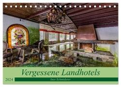 Vergessene Landhotels (Tischkalender 2024 DIN A5 quer), CALVENDO Monatskalender