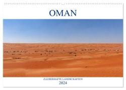 Oman - Zauberhafte Landschaften (Wandkalender 2024 DIN A2 quer), CALVENDO Monatskalender