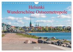 Helsinki - Wunderschöne Ostseemetropole (Wandkalender 2024 DIN A4 quer), CALVENDO Monatskalender