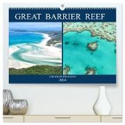 Great Barrier Reef und die Whitsundays (hochwertiger Premium Wandkalender 2024 DIN A2 quer), Kunstdruck in Hochglanz