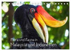 Flora und Fauna in Malaysia und Indonesien (Tischkalender 2024 DIN A5 quer), CALVENDO Monatskalender