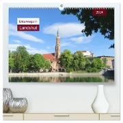 Unterwegs in Landshut (hochwertiger Premium Wandkalender 2024 DIN A2 quer), Kunstdruck in Hochglanz