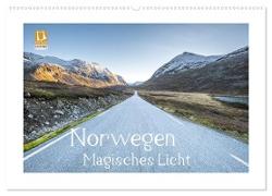 Norwegen Magisches Licht (Wandkalender 2024 DIN A2 quer), CALVENDO Monatskalender