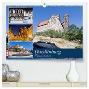 Quedlinburg - Pittoreskes Kleinod (hochwertiger Premium Wandkalender 2024 DIN A2 quer), Kunstdruck in Hochglanz