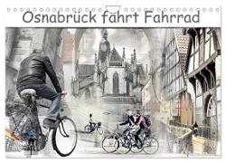 Osnabrück fährt Fahrrad (Wandkalender 2024 DIN A4 quer), CALVENDO Monatskalender
