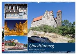 Quedlinburg - Pittoreskes Kleinod (Wandkalender 2024 DIN A2 quer), CALVENDO Monatskalender