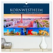Kornwestheim - Impressionen einer Kreisstadt (hochwertiger Premium Wandkalender 2024 DIN A2 quer), Kunstdruck in Hochglanz