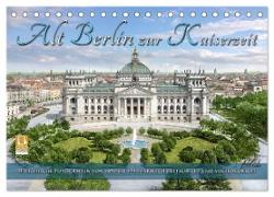 Berlin zur Kaiserzeit ¿ Fotos neu restauriert und detailkoloriert (Tischkalender 2024 DIN A5 quer), CALVENDO Monatskalender