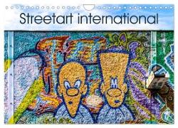 Streetart international (Wandkalender 2024 DIN A4 quer), CALVENDO Monatskalender
