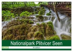 Nationalpark Plitvicer Seen (Wandkalender 2024 DIN A4 quer), CALVENDO Monatskalender