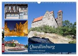 Quedlinburg - Pittoreskes Kleinod (Wandkalender 2024 DIN A3 quer), CALVENDO Monatskalender