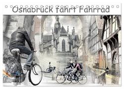 Osnabrück fährt Fahrrad (Tischkalender 2024 DIN A5 quer), CALVENDO Monatskalender