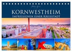 Kornwestheim - Impressionen einer Kreisstadt (Tischkalender 2024 DIN A5 quer), CALVENDO Monatskalender