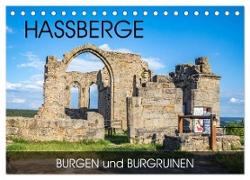 Haßberge - Burgen und Burgruinen (Tischkalender 2024 DIN A5 quer), CALVENDO Monatskalender