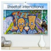 Streetart international (hochwertiger Premium Wandkalender 2024 DIN A2 quer), Kunstdruck in Hochglanz