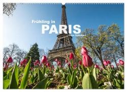 Frühling in Paris (Wandkalender 2024 DIN A2 quer), CALVENDO Monatskalender