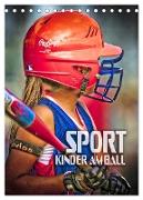 Sport - Kinder am Ball (Tischkalender 2024 DIN A5 hoch), CALVENDO Monatskalender