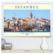 Istanbul - die Stadt zwischen zwei Welten (hochwertiger Premium Wandkalender 2024 DIN A2 quer), Kunstdruck in Hochglanz