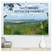 Naturpark Zittauer Gebirge (hochwertiger Premium Wandkalender 2024 DIN A2 quer), Kunstdruck in Hochglanz