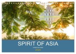 Spirit of Asia (Wandkalender 2024 DIN A4 quer), CALVENDO Monatskalender
