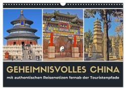 Geheimnisvolles China 2024 (Wandkalender 2024 DIN A3 quer), CALVENDO Monatskalender