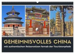 Geheimnisvolles China 2024 (Wandkalender 2024 DIN A2 quer), CALVENDO Monatskalender