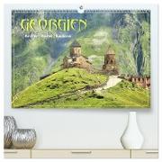 Georgien - Kirchen Klöster Kaukasus (hochwertiger Premium Wandkalender 2024 DIN A2 quer), Kunstdruck in Hochglanz